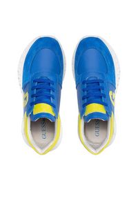 Guess Sneakersy Luigi FJ5LUG ELE12 Niebieski. Kolor: niebieski. Materiał: skóra #2