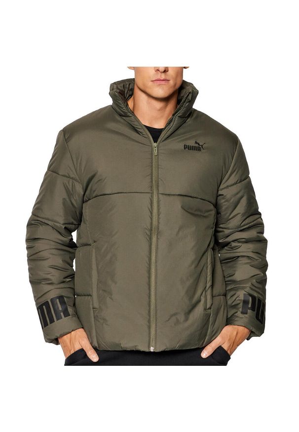 Kurtka Puma Essentials Padded, Mężczyźni. Kolor: zielony. Sezon: zima