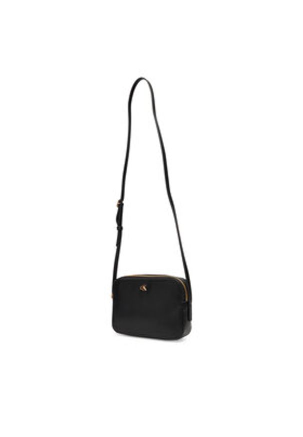 Calvin Klein Torebka Ck Camera Bag LV04F3173G Czarny. Kolor: czarny. Materiał: skórzane