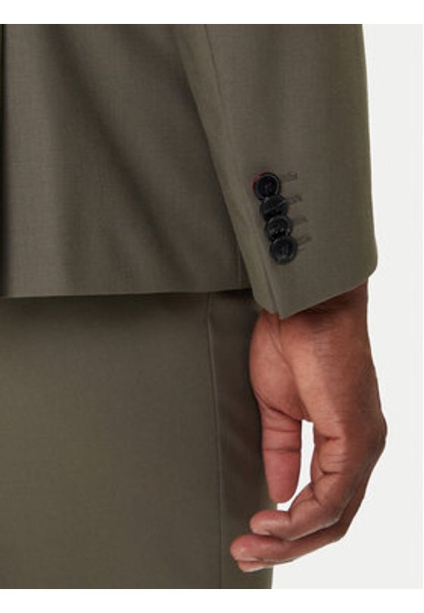 Hugo - HUGO Garnitur Henry/Getlin232X 50530116 Zielony Slim Fit. Kolor: zielony. Materiał: syntetyk