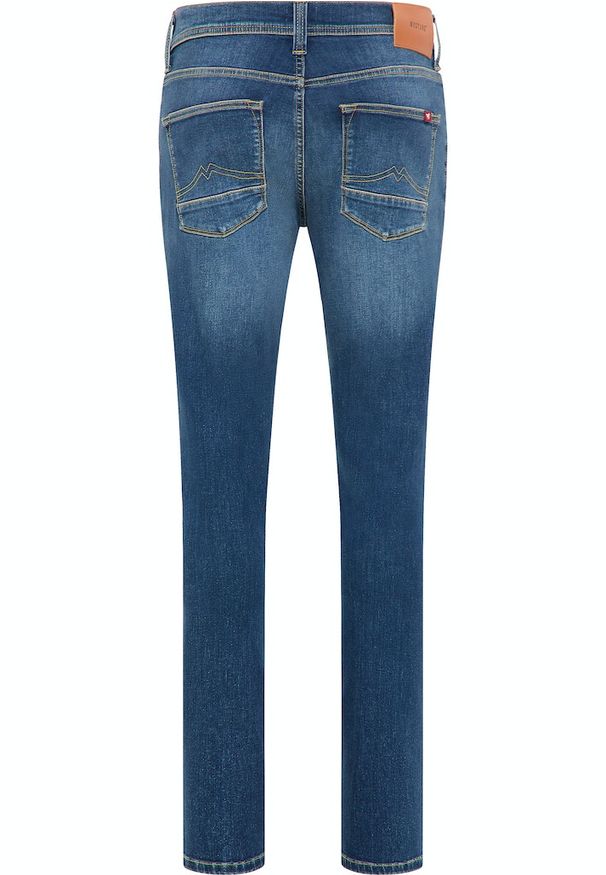 Męskie Spodnie Jeansowe Mustang Style Vegas Slim Denim Blue 1014588 5000 683