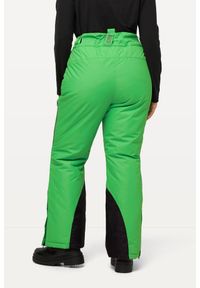 ULLA POPKEN - Damskie Spodnie narciarskie wodoodporne osłona przeciwśnieżna. Kolekcja: plus size. Kolor: zielony. Materiał: poliester, materiał. Sezon: zima. Sport: narciarstwo #2