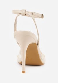 Born2be - Beżowe Siateczkowe Szpilki VICES Ozdobione Kwiatami i Perełkami Nikmanas. Zapięcie: sprzączka. Kolor: beżowy. Materiał: koronka. Wzór: kwiaty, aplikacja. Obcas: na szpilce. Styl: wizytowy, klasyczny, elegancki #4