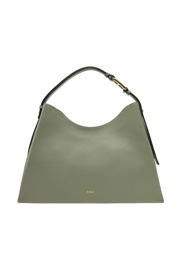 Furla Torebka Nuvola L Hobo WB01246 BX2045 AG700 Zielony. Kolor: zielony. Materiał: skórzane