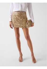 Guess Spódnica 180021 Złoty Classic Fit. Kolor: złoty #1