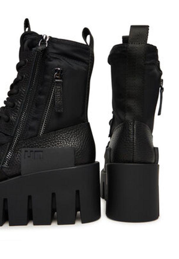 United Nude Trzewiki Grip Combat Lo 1096101165 Czarny. Kolor: czarny. Materiał: skóra
