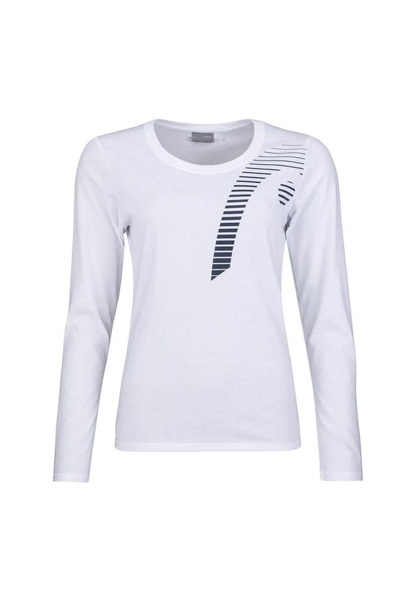 Head - Koszulka z długim rękawem damska CLUB 21 LINDA. Kolor: niebieski, czarny. Długość rękawa: długi rękaw. Długość: długie. Sport: tenis