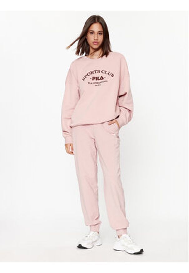 Fila Bluza FAW0593 Różowy Regular Fit. Kolor: różowy. Materiał: bawełna
