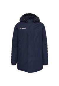 Dziecięca kurtka wodoodporna Hummel Authentic Bench. Kolor: niebieski. Materiał: materiał. Sport: piłka nożna #1