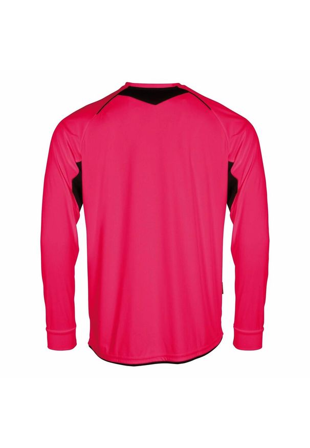 STANNO - Koszulka sędziowska z długim rękawem Stanno Bergamo. Kolor: różowy. Długość rękawa: długi rękaw. Długość: długie