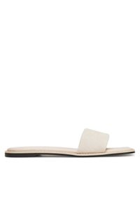 Calvin Klein Klapki Flat Slide - He HW0HW02378 Écru. Materiał: materiał