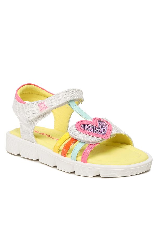 Sandały Agatha Ruiz de la Prada 232956 White. Kolor: biały. Materiał: materiał