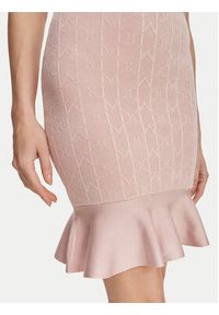 Marciano Guess Sukienka dzianinowa G6YK18 Z1012 Różowy jasny Slim Fit. Kolor: różowy. Materiał: wiskoza #2