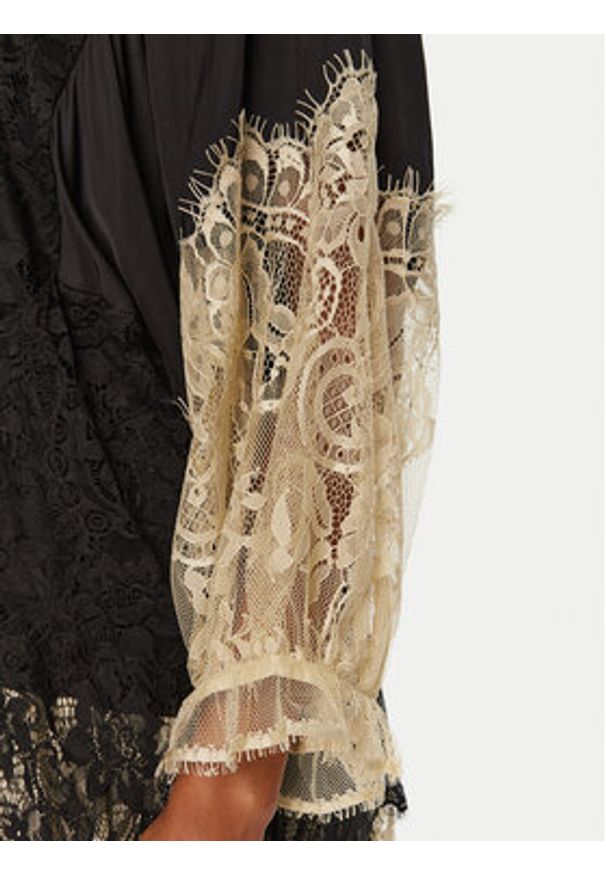 Munthe Sukienka koktajlowa 244131324444 Czarny Relaxed Fit. Kolor: czarny. Materiał: syntetyk. Styl: wizytowy