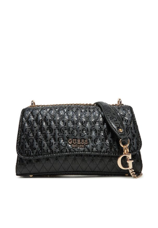 Guess Torebka HWGG96 26210 Czarny. Kolor: czarny. Materiał: skórzane