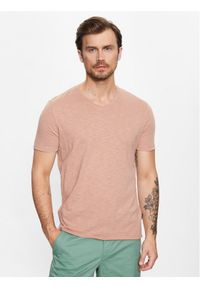 Sisley T-Shirt 3YR7S4001 Pomarańczowy Regular Fit. Kolor: pomarańczowy. Materiał: bawełna
