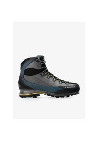 LA SPORTIVA - Buty trekkingowe męskie La Sportiva Trango Trk Leather GTX. Wysokość cholewki: za kostkę. Zapięcie: sznurówki. Kolor: szary. Materiał: materiał, skóra. Szerokość cholewki: normalna
