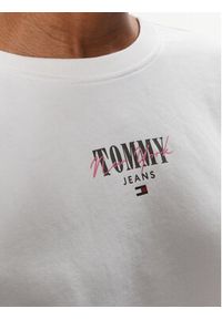 Tommy Jeans Bluza Essential Logo DW0DW17796 Biały Relaxed Fit. Kolor: biały. Materiał: bawełna, syntetyk #3