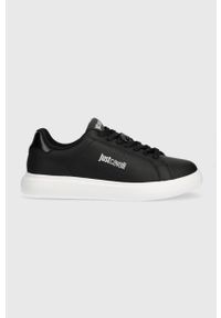 Just Cavalli sneakersy kolor czarny 75RA3SB3 ZP279 899. Nosek buta: okrągły. Zapięcie: sznurówki. Kolor: czarny. Materiał: guma #1