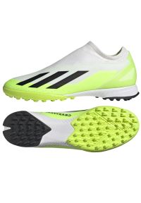 Adidas - Buty piłkarskie adidas X Crazyfast.3 Ll Tf M ID9346 białe białe. Kolor: biały. Materiał: syntetyk, guma. Sport: piłka nożna #4