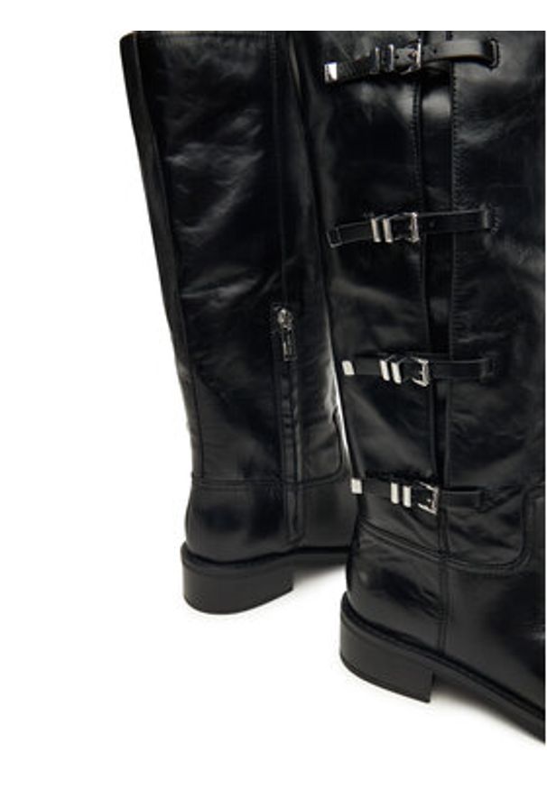 MICHAEL Michael Kors Kozaki Darrington 40F5DTFB6L Czarny. Kolor: czarny. Materiał: skóra