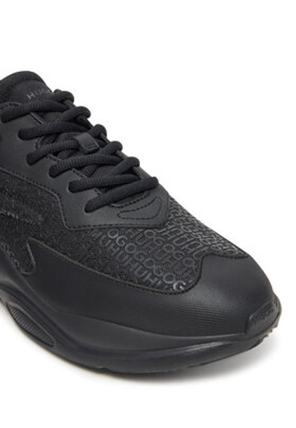 Hugo - HUGO Sneakersy 50536270 Czarny. Kolor: czarny. Materiał: skóra