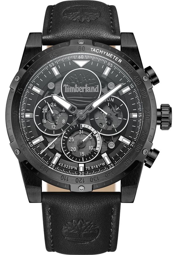 Zegarek Timberland Zegarek męski Timberland TBL.TDWGF0009402 czarny. Kolor: czarny