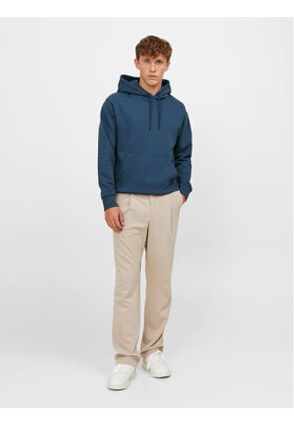 Jack & Jones Bluza Star 12208157 Granatowy Relaxed Fit. Kolor: niebieski. Materiał: bawełna