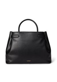 Lauren Ralph Lauren - LAUREN RALPH LAUREN Torebka 431P03417002 Czarny. Kolor: czarny. Materiał: skórzane #5