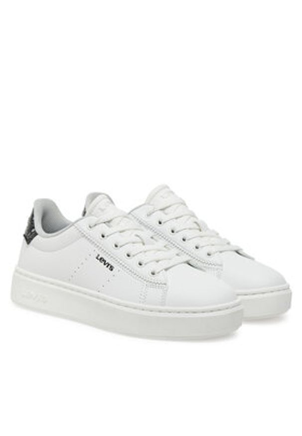 Levi's® Sneakersy Evelyn VEVE0002S Biały. Kolor: biały. Materiał: skóra