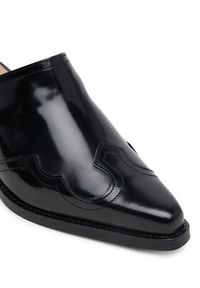 TOMMY HILFIGER - Tommy Hilfiger Klapki Western Abrasivato FW0FW08887 Czarny. Kolor: czarny. Materiał: skóra #3