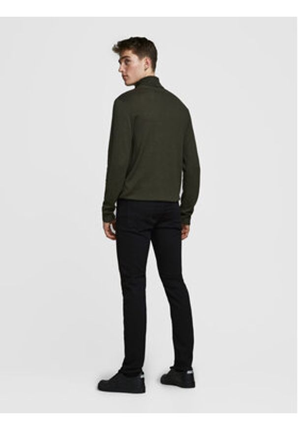 Jack & Jones - Jack&Jones Jeansy Glenn Felix 12113450 Czarny Slim Fit. Kolor: czarny