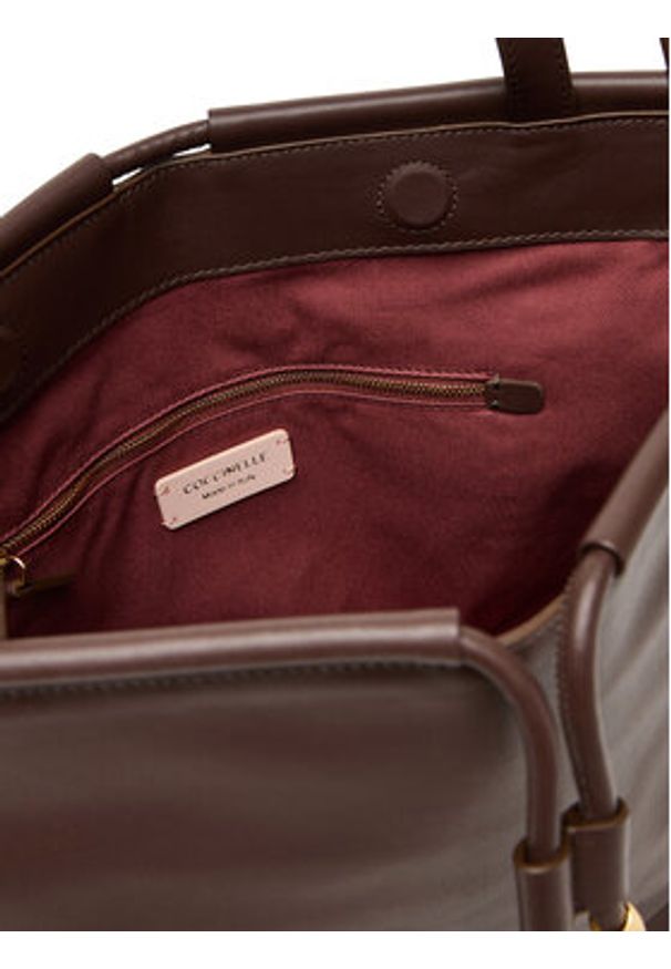 Coccinelle Torebka Bag Smoth L E1 T1F 11 01 01 Brązowy. Kolor: brązowy. Materiał: skórzane