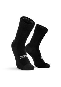 SIROKO - Skarpetki rowerowe z wełną merino Kolarstwo Siroko SRX Grappa. Kolor: czarny, szary, wielokolorowy. Materiał: wełna. Sport: kolarstwo