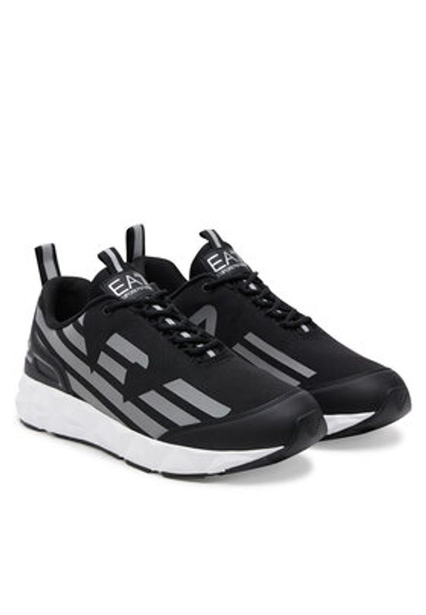 EA7 Emporio Armani Sneakersy X8X217 XK433 N763 Czarny. Kolor: czarny. Materiał: materiał