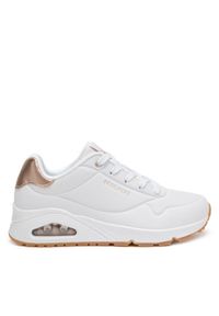 skechers - Skechers Sneakersy UNO 177094 WHT Biały. Kolor: biały. Materiał: materiał #1