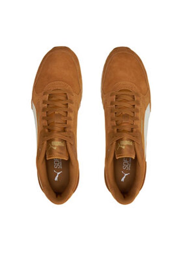 Puma Sneakersy ST Runner v4 SD 399665 04 Brązowy. Kolor: brązowy. Materiał: skóra