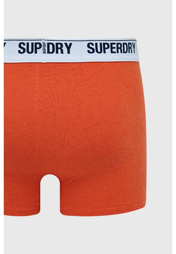 Superdry bokserki męskie kolor pomarańczowy. Kolor: pomarańczowy. Materiał: bawełna