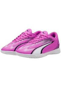 Puma - Buty Ultra Play IT Dla Dzieci. Kolor: różowy, zielony, wielokolorowy, brązowy, biały. Sport: piłka nożna