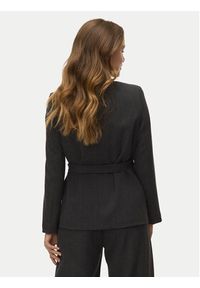 Vero Moda Marynarka Bestie 10333972 Szary Loose Fit. Kolor: szary. Materiał: syntetyk