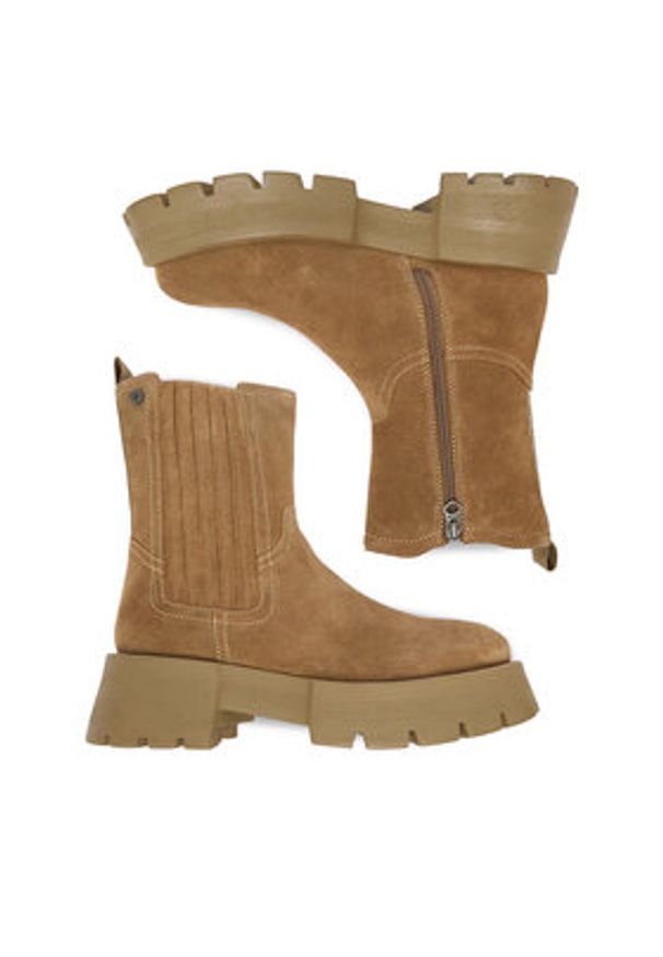 G-Star RAW - G-Star Raw Botki CEO-WI16-525-01 Beżowy. Kolor: beżowy. Materiał: zamsz, skóra