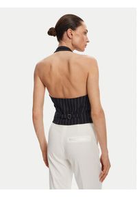 Fracomina Kamizelka garniturowa FR25SJ5002W761D4 Granatowy Slim Fit. Kolor: niebieski. Materiał: syntetyk