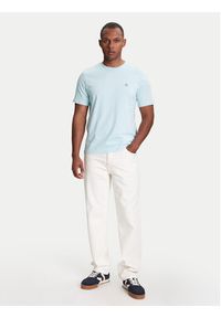 United Colors of Benetton - United Colors Of Benetton T-Shirt 3MI5J1AF7 Błękitny Regular Fit. Kolor: niebieski. Materiał: bawełna #2