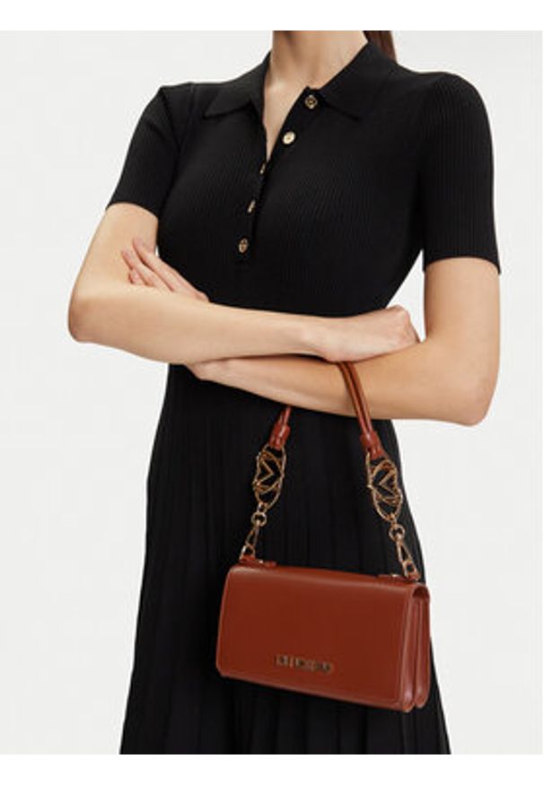 Love Moschino - LOVE MOSCHINO Torebka JC4051PP1NLF0312 Czarny. Kolor: czarny. Materiał: skórzane