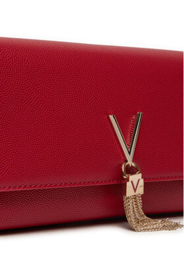 VALENTINO - Valentino Torebka Divina VBS1R401G Czerwony. Kolor: czerwony. Materiał: skórzane