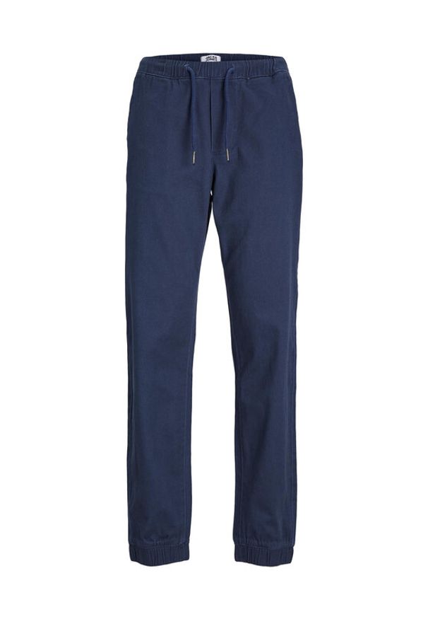 Jack&Jones Junior Spodnie dresowe 12236801 Granatowy Comfort Fit. Kolor: niebieski. Materiał: dresówka, bawełna