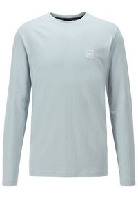 BOSS - Boss Longsleeve Tacks 50393629 Błękitny Regular Fit. Kolor: niebieski. Materiał: bawełna. Długość rękawa: długi rękaw #3