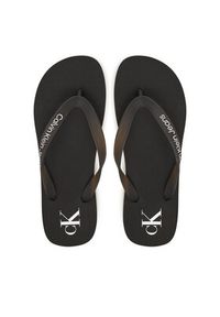 Calvin Klein Jeans Japonki Beach Sandal Transparent Tpu YW0YW01829 Czarny. Kolor: czarny #5