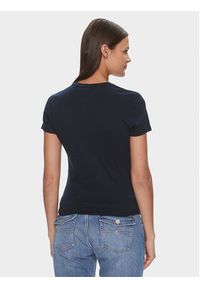 Tommy Jeans T-Shirt Essential DW0DW17839 Granatowy Slim Fit. Kolor: niebieski. Materiał: bawełna #5