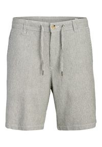 Jack & Jones Szorty materiałowe Ace Mykonos 12269376 Écru Regular Fit. Kolor: kremowy. Materiał: wiskoza #6